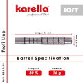Karella těla šipek Profi Line PLS-08 16g