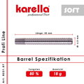 Karella těla šipek Profi Line PLS-07 18g