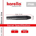 Karella těla šipek DL-04 steel 23g