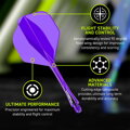 Winmau letky Fusion Purple No.2