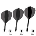 Winmau letky Fusion Black No.6