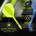 Winmau letky Fusion Yellow No.6