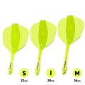 Winmau letky Fusion Yellow No.6