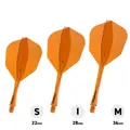 Winmau letky Fusion Orange No.6