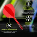 Winmau letky Fusion Red No.6