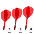 Winmau letky Fusion Red No.6