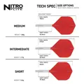 Red Dragon letky Nitro Flite White & Red