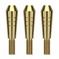 Target násadky Aluminium Gold Tops