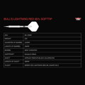 Bulls NL šipky Lightning Red soft 21g