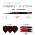 Mission šipky Darryl Fitton soft 18g