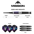 Mission šipky Occult soft 18g