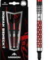 Mission šipky Roman Benecký Black & Red soft 18g