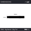 Red Dragon šipky T-800 soft 20g