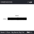 Red Dragon šipky Seren 1 Onyx soft 20g