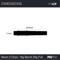Red Dragon šipky Seren 2 Onyx soft 20g