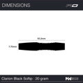 Red Dragon šipky Clarion Black soft 20g