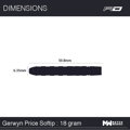 Red Dragon šipky Gerwyn Price soft 20g