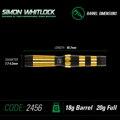 Winmau šipky Simon Whitlock Onyx AU soft 20g