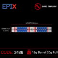 Winmau šipky Epix soft 20g