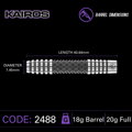 Winmau šipky Kairos 1 soft 20g