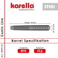 Karella šipky Comic Line CL-1 steel 22g