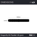 Red Dragon šipky Dragonfly 95 Parallel steel 26g