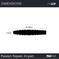 Red Dragon šipky Paradym Torpedo steel 24g