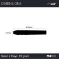 Red Dragon šipky Seren 2 Onyx steel 23g