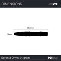 Red Dragon šipky Seren 3 Onyx steel 24g