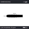 Red Dragon šipky Luke Humphries steel 23g