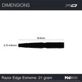 Red Dragon šipky Razor Edge Extreme steel 21g