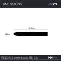 Red Dragon šipky Jamie Lewis SE steel 23g
