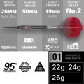 Target šipky Nathan Aspinall 95K SP steel 26g
