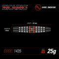 Winmau šipky Sicario steel 25g
