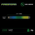 Winmau šipky Firestorm steel 22g