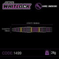 Winmau šipky Simon Whitlock 85% Black steel 24g