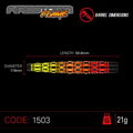 Winmau šipky Firestorm Flame steel 21g