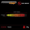 Winmau šipky Firestorm Flame steel 25g