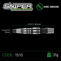 Winmau šipky Sniper SE steel 21g