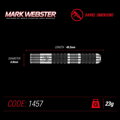 Winmau šipky Mark Webster Diamond steel 23g
