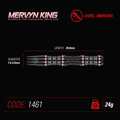 Winmau šipky Mervyn King SE steel 24g