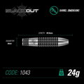 Winmau šipky Blackout 1043 steel 24g