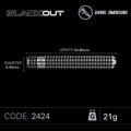Winmau šipky Blackout steel 21g