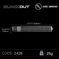 Winmau šipky Blackout steel 25g