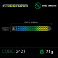 Winmau šipky Firestorm steel 21g
