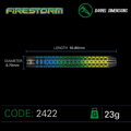 Winmau šipky Firestorm steel 23g