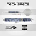 Winmau šipky Lunaris Parallel SP steel 23g