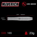 Winmau šipky Maverick steel 23g