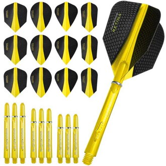 Harrows Retina Flight & Shaft Combo Kit Yellow