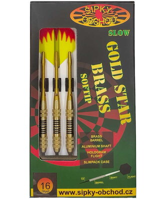 Ruthless šipky Gold Star 3 Slow 16g